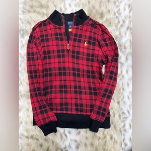 Polo Ralph Lauren boys quarter zip sweater size 7